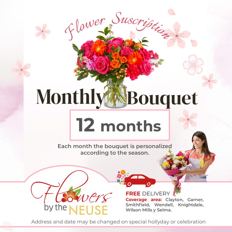 Monthly Bouquete 12 months
